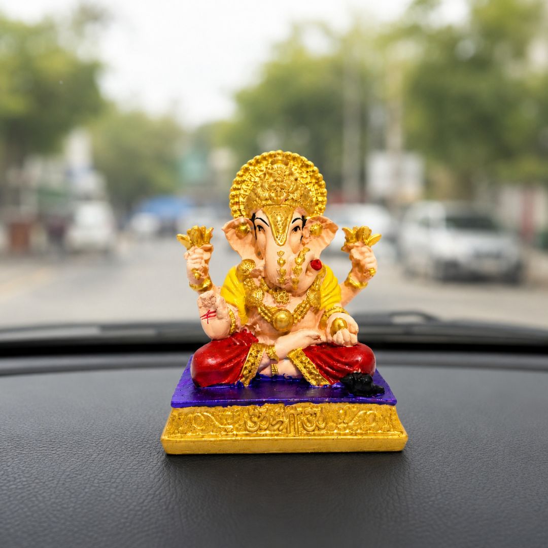 Shrimant Dagdusheth Halwai Ganpati Idol for Home Temple Decor