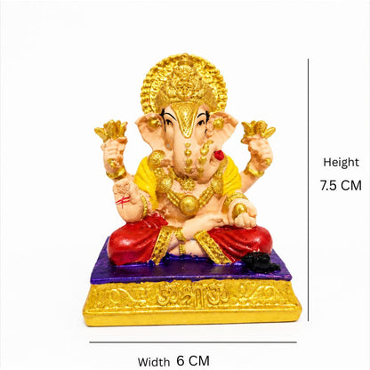 Shrimant Dagdusheth Halwai Ganpati Idol for Home Temple Decor
