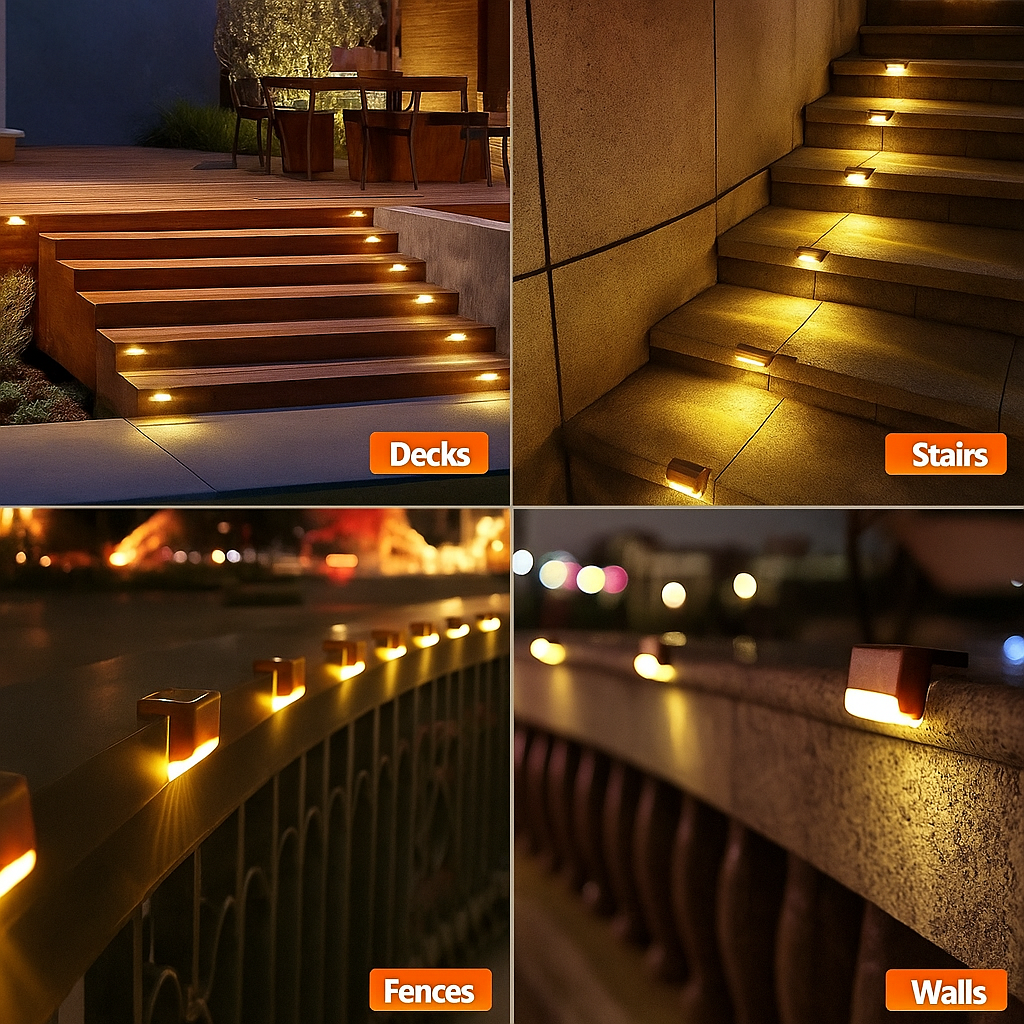 ESHOPYE ™ Solar Power Deck Lights Outdoor Waterproof - ESHOPYE ™