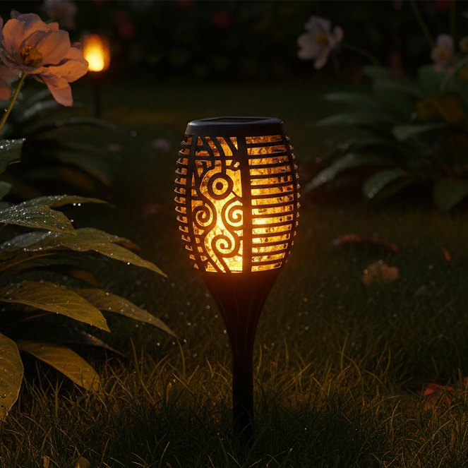 ESHOPYE ™ Solar Pv Flickering Flame Solar Light Decorative Outdoor - ESHOPYE ™