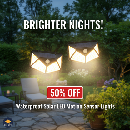 ESHOPYE ™ Solar Energy 100 LED Motion Sensor Security Solar Lamp For Home,Garden - ESHOPYE ™