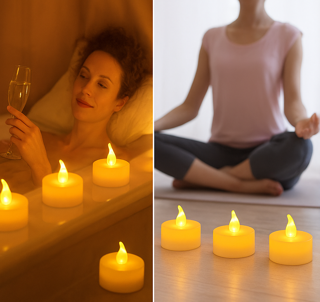 ESHOPYE ™ LED Tea Light Candles (Pack of 24) - ESHOPYE ™