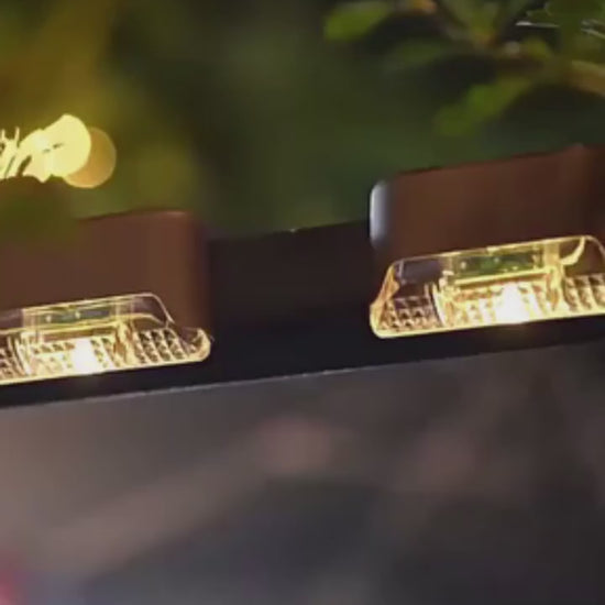 Solar Power Deck Lights Outdoor Waterproof