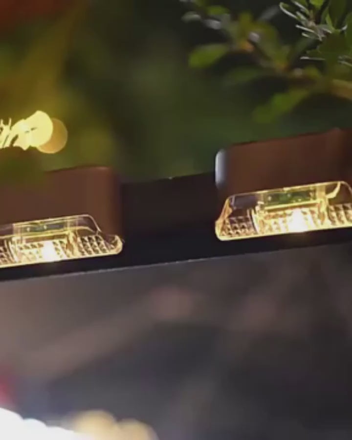Solar Power Deck Lights Outdoor Waterproof