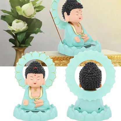 solar buddha moving head idol-3