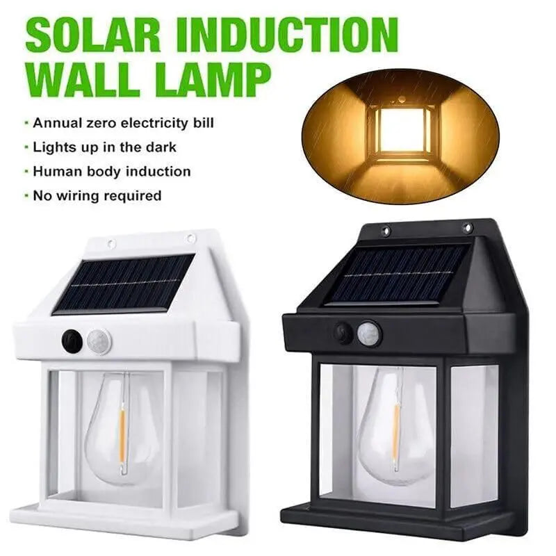 ESHOPYE ™ Solar Energy Powered Motion Sensor Wall Lantern – Vintage LED Outdoor Light - ESHOPYE ™