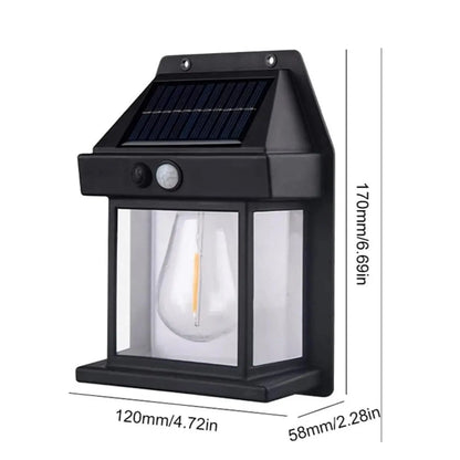 ESHOPYE ™ Solar Energy Powered Motion Sensor Wall Lantern – Vintage LED Outdoor Light - ESHOPYE ™