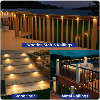 ESHOPYE ™ Solar Power Deck Lights Outdoor Waterproof - ESHOPYE ™ Solar Power Deck Lights Outdoor Waterproof ESHOPYE ™