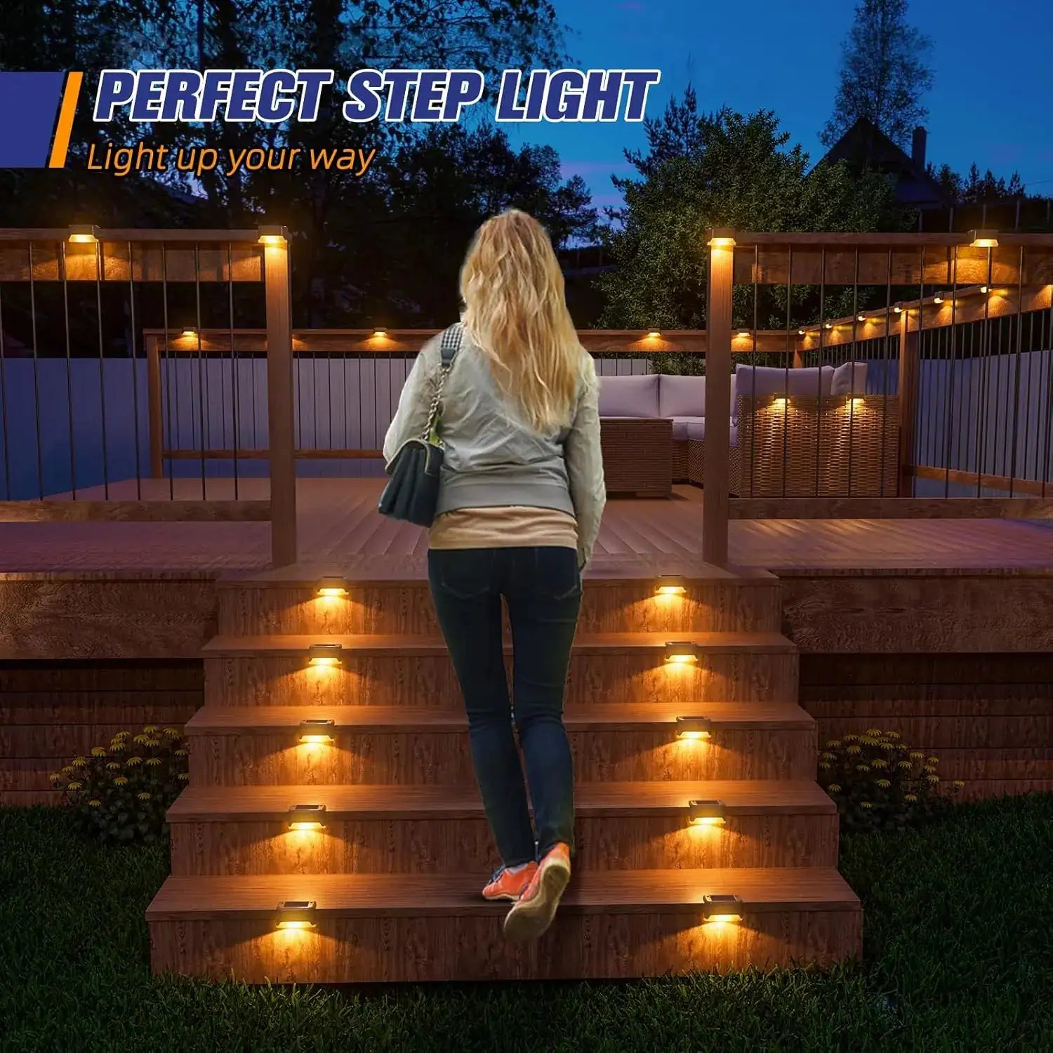 ESHOPYE ™ Solar Power Deck Lights Outdoor Waterproof - ESHOPYE ™ Solar Power Deck Lights Outdoor Waterproof ESHOPYE ™