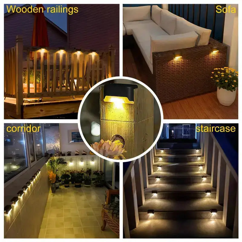 ESHOPYE ™ Solar Power Deck Lights Outdoor Waterproof - ESHOPYE ™ Solar Power Deck Lights Outdoor Waterproof ESHOPYE ™