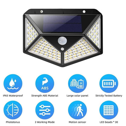 solar motion sensor light